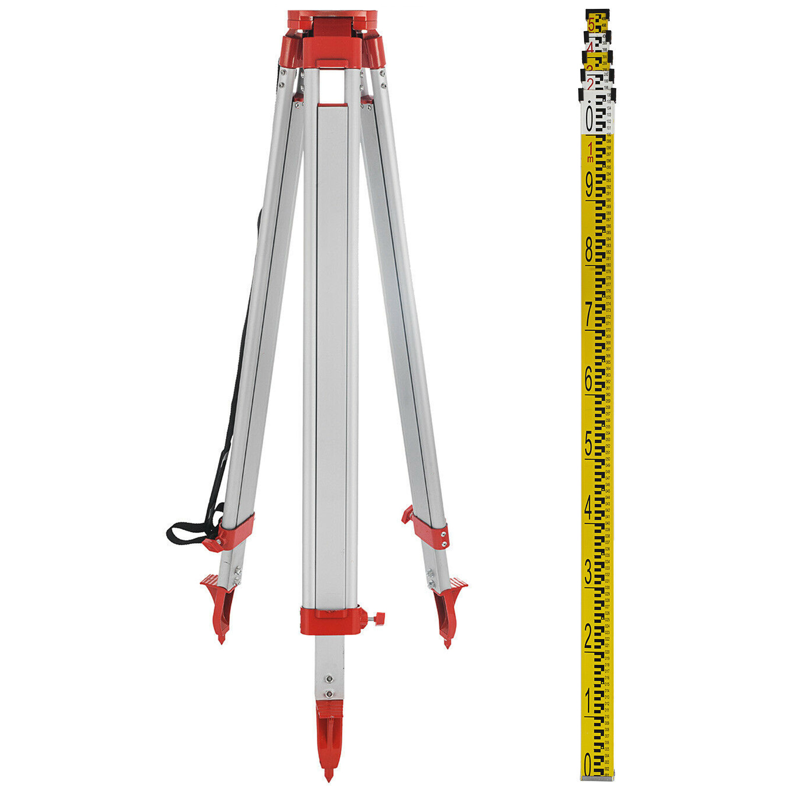 Details about   Rotary Laser Level 5/8/12 Line Green/Red Self Leveling 3D 360° 500M Tripod Staff 
