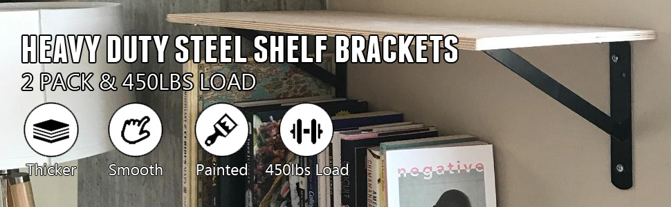 Shelf Brackets,2 Pack,Heavy Duty