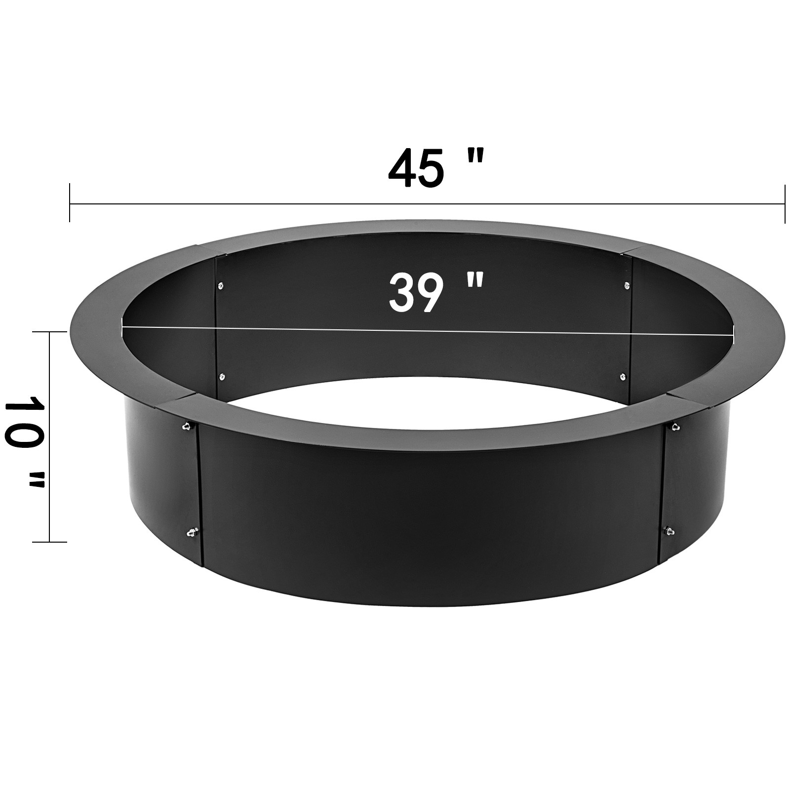Diameter Steel Fire Pit Campfire Ring, 42 Fire Pit Ring