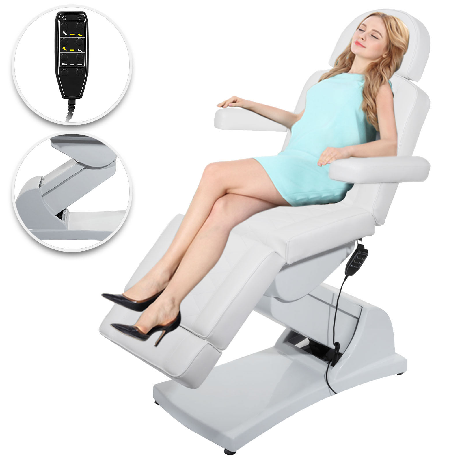 Electric Facial Chair Massage Table Bed Spa Salon Stylist Chair Beauty