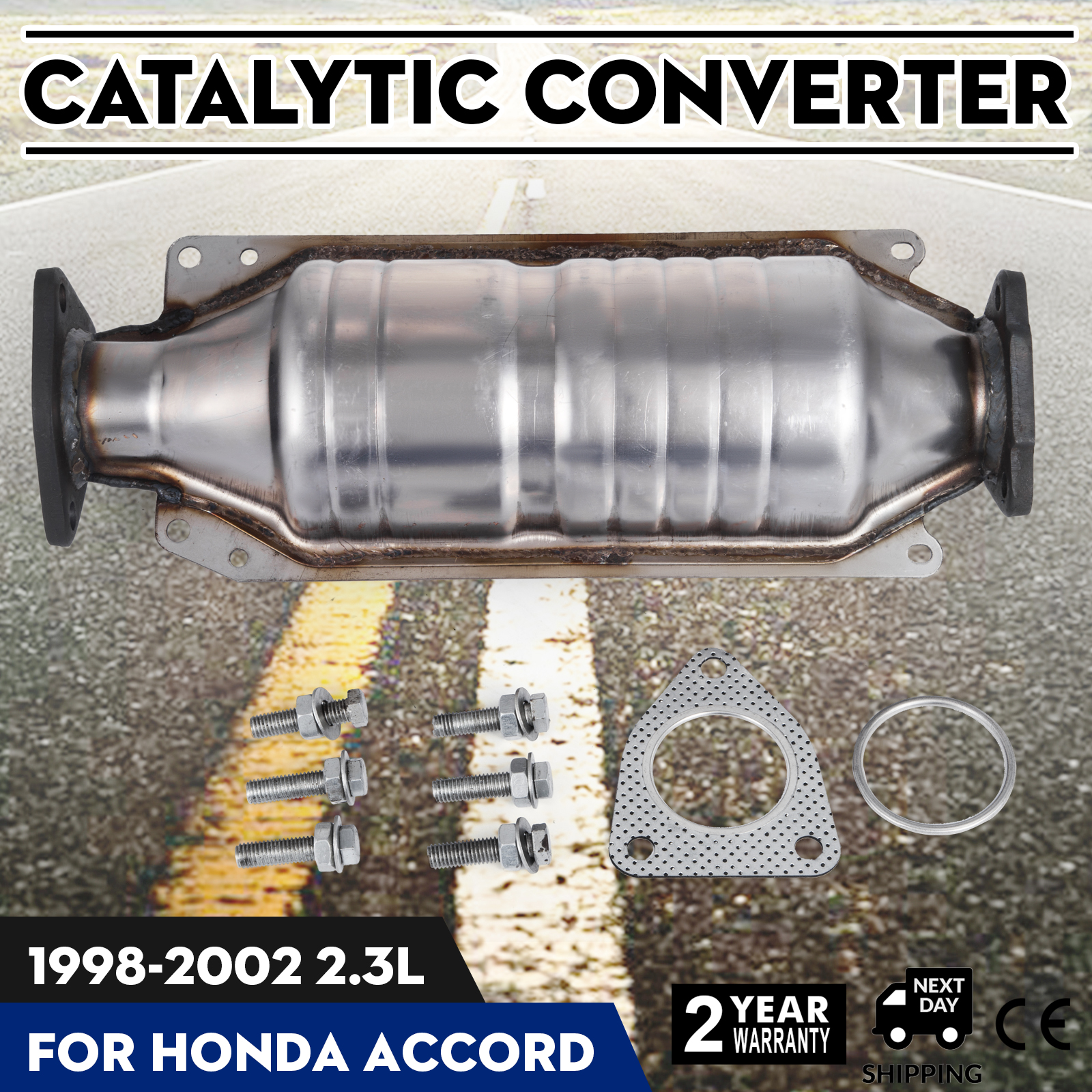 Catalytic Converter for 1998 to 2002 Honda Accord LX EX 2.3L 4 Cylinder Engines