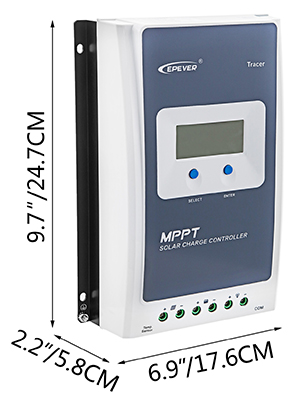 MPPT Charge Controller,40 Amp,Solar Panel Controller