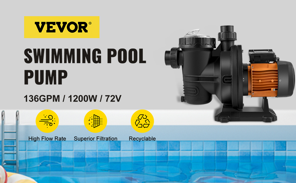 Swimming Pool Pump, 72 VDC, MPPT Controller
