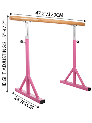 4ft Ballet Barre Bar Freestanding Single Dance Bar Studio Stretch Training Home Ebay