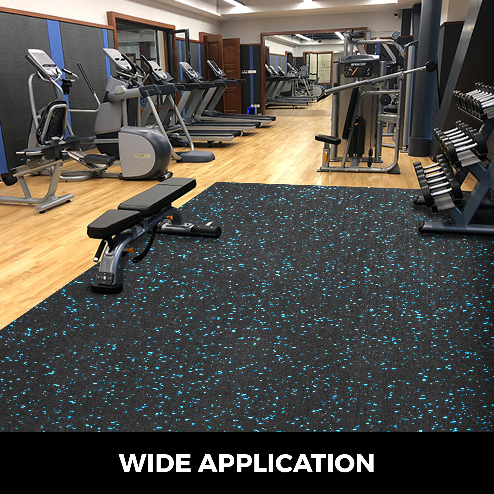 Rubber Flooring Rolls Flooring Mats Exercise Gym Density