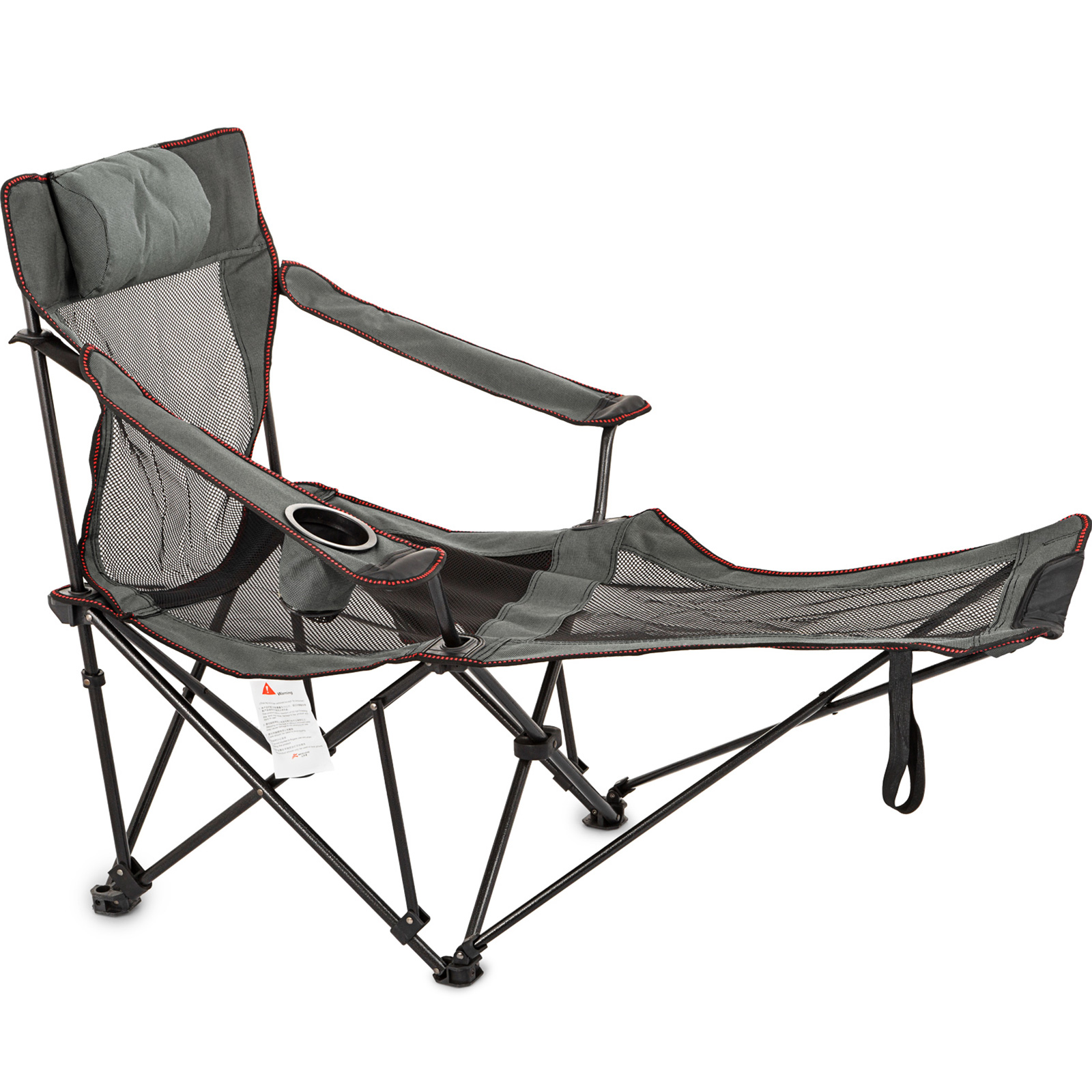 Vevor Reclining Folding Chair Sun Lounger Beach Bed Garden Recliner Camping Ebay
