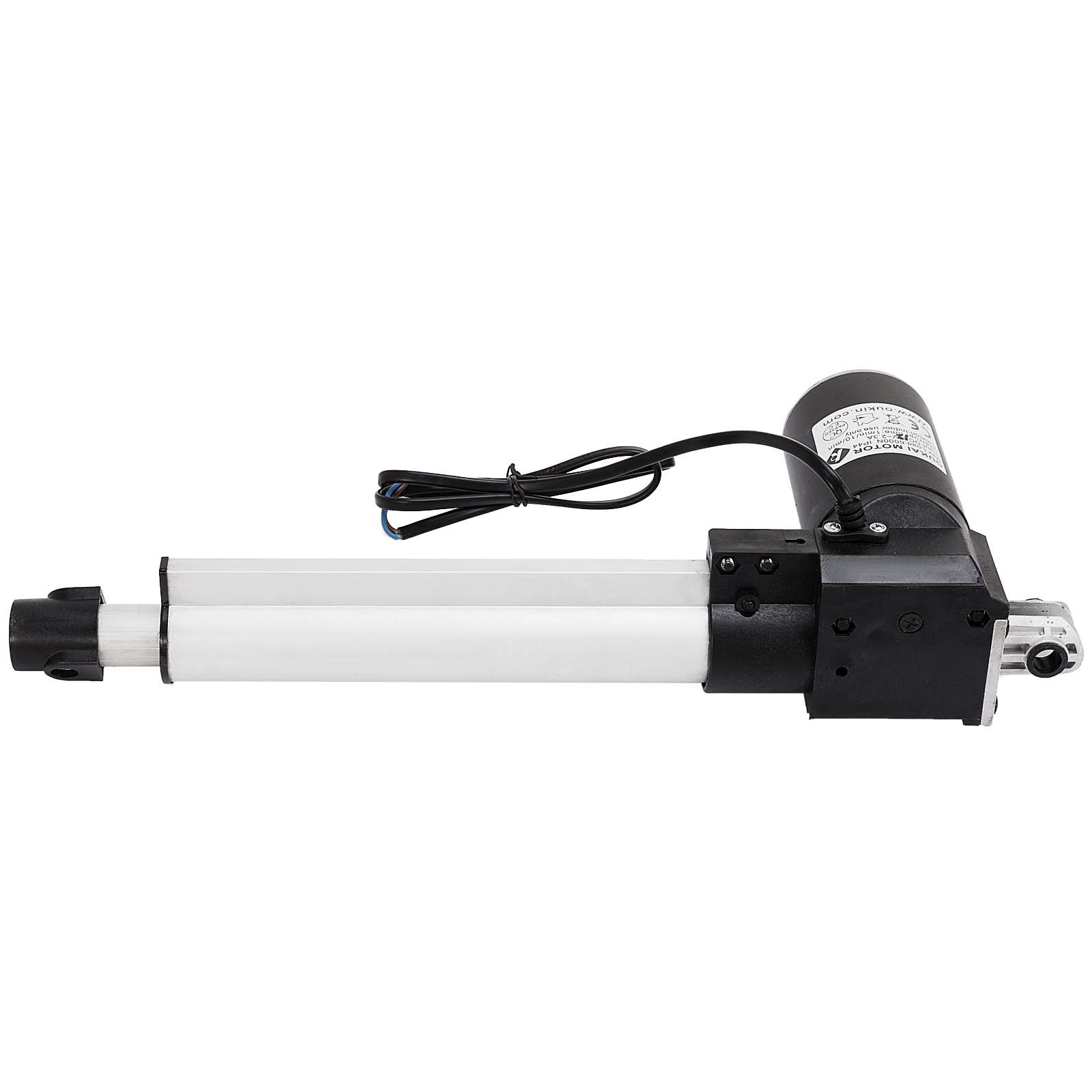 12" Stroke Linear Actuator 1320LBS Cylinder Lift Electric DC Motor Stroke 