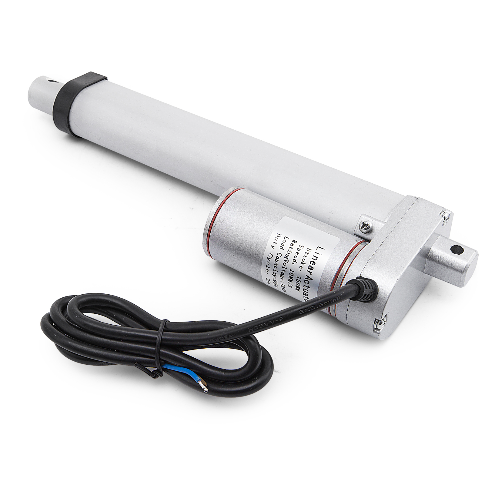 6" Inch Stroke Linear Actuator 900N/225lbs Pound Max Lift 12V Volt DC Motor NEW 