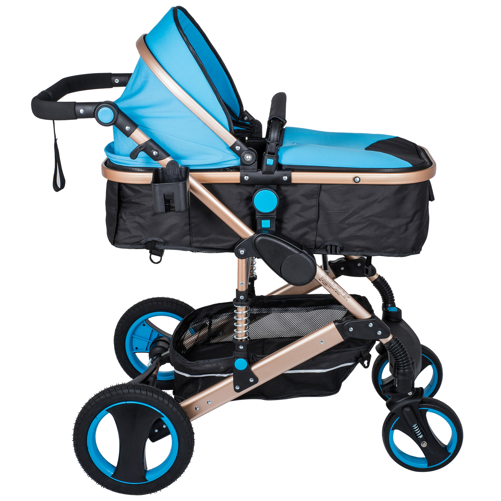  Baby  Stroller  3 In 1 Newborn Foldable Pushchair High 