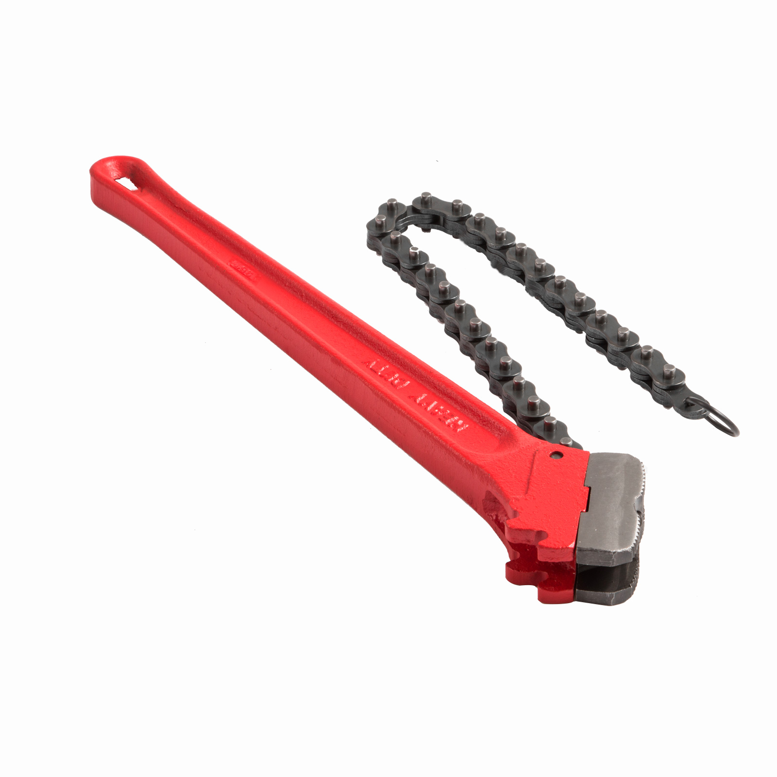 Steel Ratcheting Wrench 20-1/4" Chain 6" Capacity VEVOR 18" Pipe Chain Wrench 