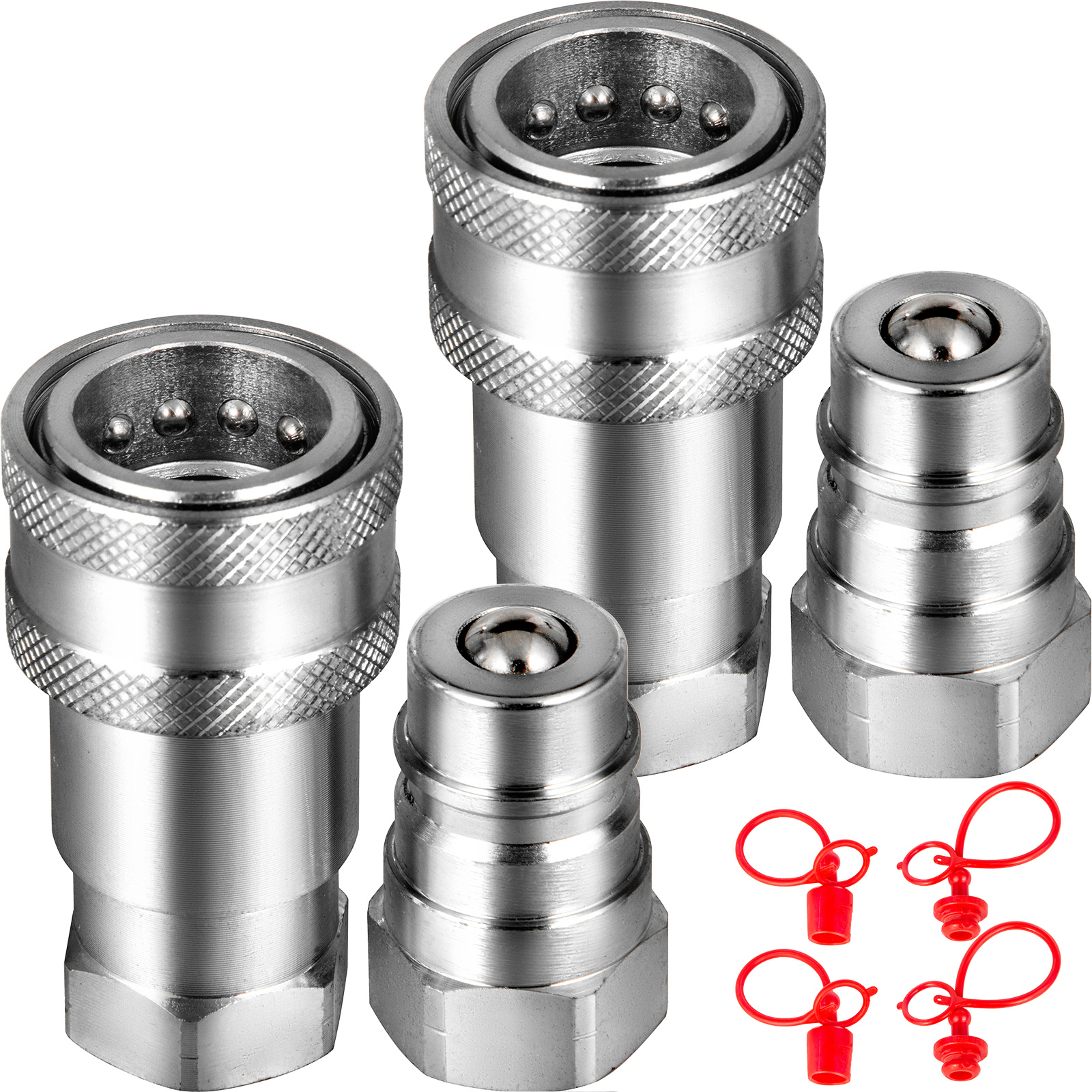 1/4-2" Hydraulic Quick Release Coupling-ALL BSP-ISO A Type; Male,Female and Sets 