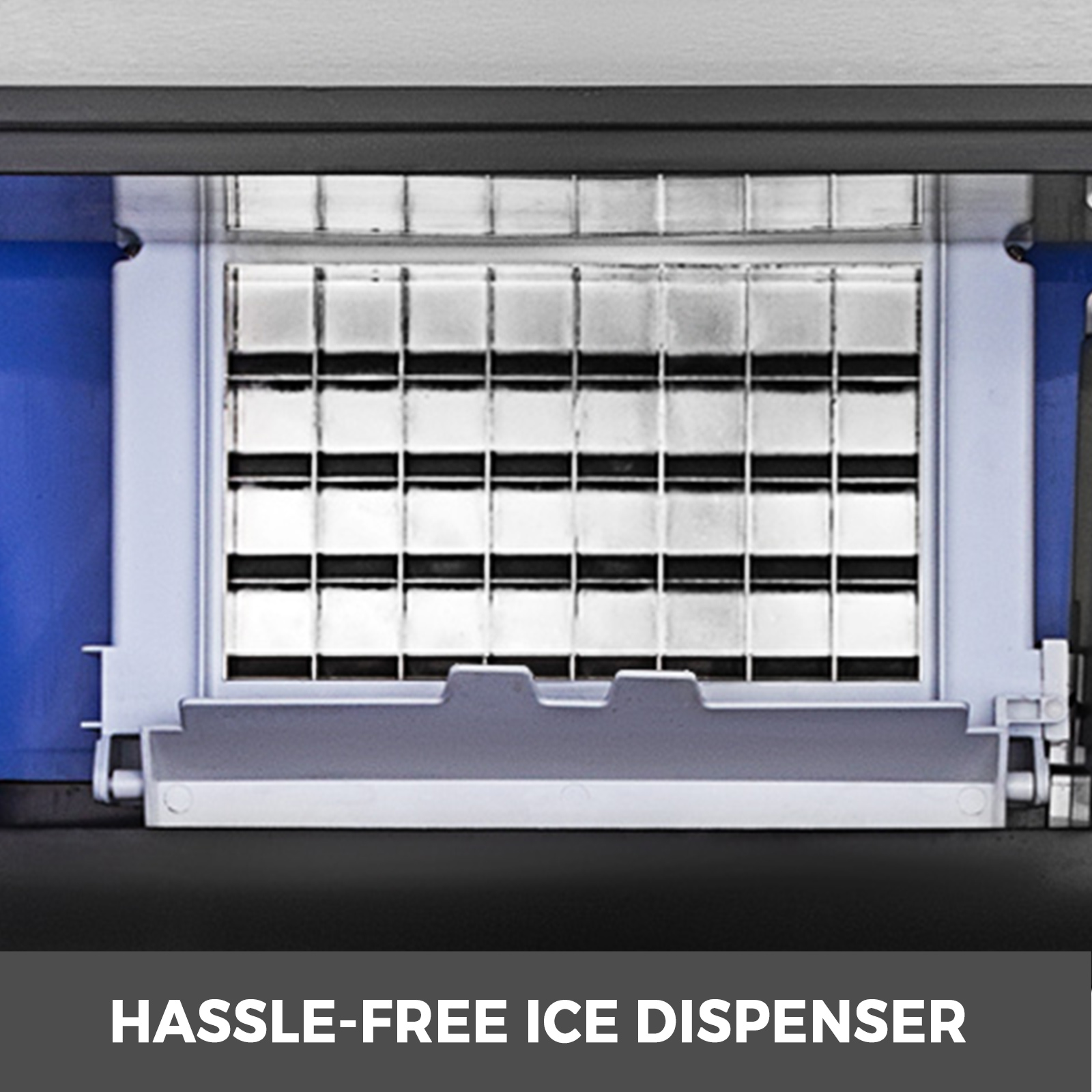 40KG Rostfreier Stahl Eiswürfelbereiter Digitale Steuerung Restaurants Kühlung 