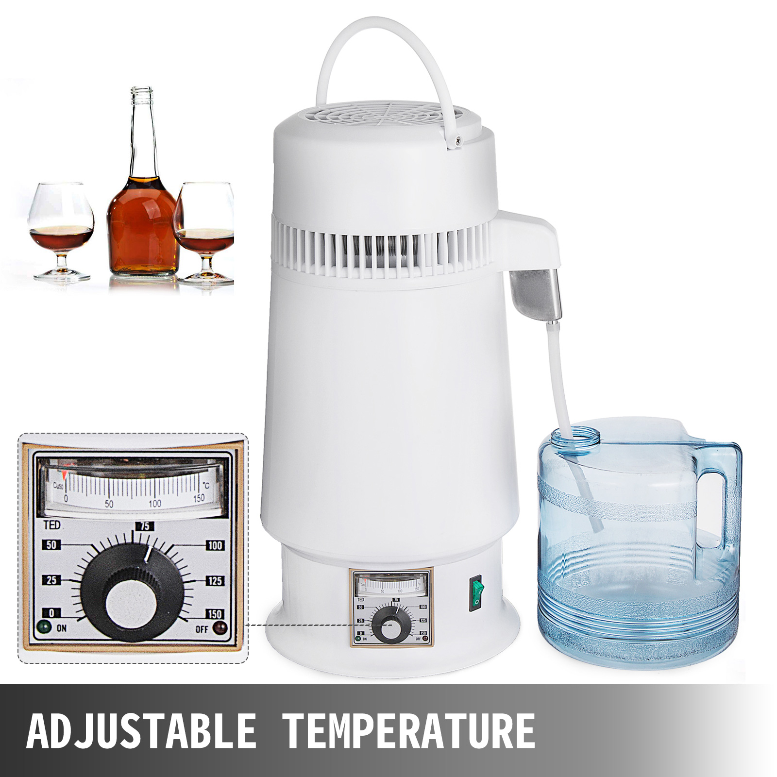 water distiller, white, temperature controlled
