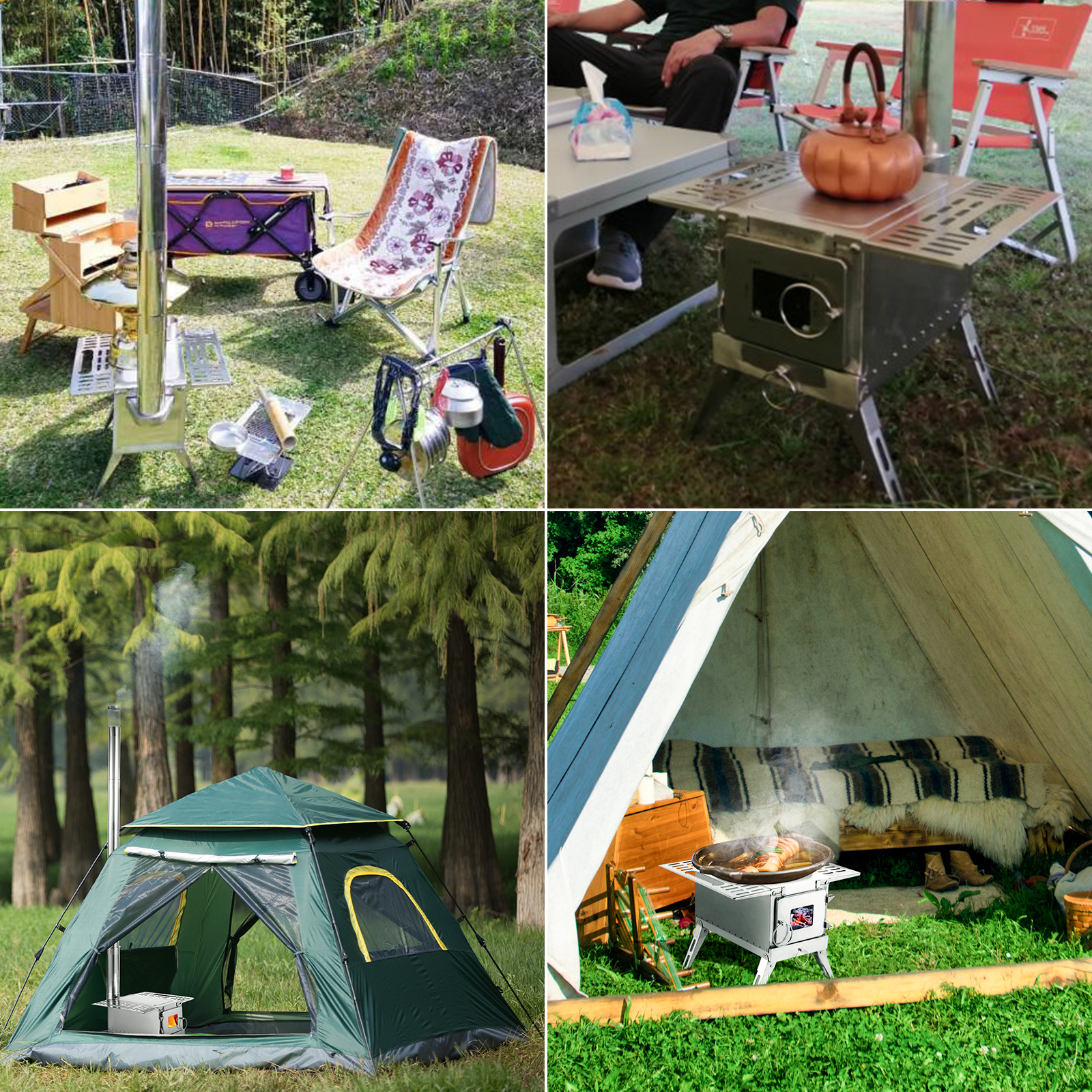 Tent Wood Stove, Wood Burning,Camping