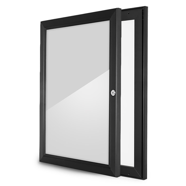 BTdahong A2 Lockable Outdoor Poster Display Case Box Waterproof Showboard for Menus Pubs Signs Advertising Exhibition