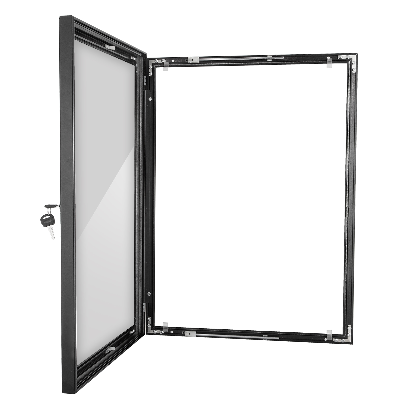 BTdahong A2 Lockable Outdoor Poster Display Case Box Waterproof Showboard for Menus Pubs Signs Advertising Exhibition