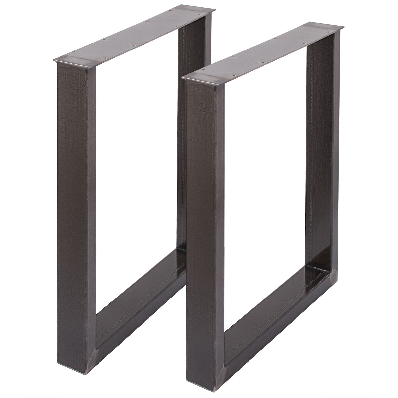 2x Industry Metal Steel Table Legs Box Shape Bench Desk Furniture Leg ...