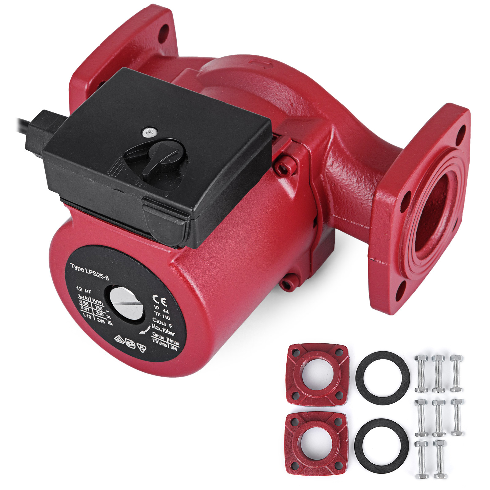 Npt 3 4 Hot Water Circulation Pump 3 Speed Domestic Circulator Pump